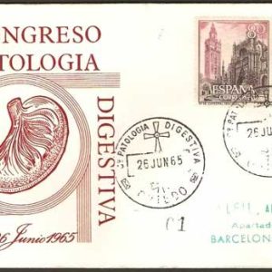 0035.Matasellos X Cong. Patología Digestiva(Oviedo-23/06/65)