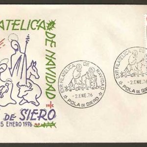 0121. Matasellos Navidad (Pola de Siero-1-5/01/76)