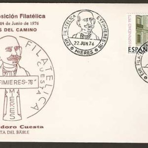 0124. Matasellos EXFIMIERES’76 (Mieres – 20-24/06/1976)