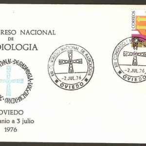 0127. Matasellos XIII Congreso de Radiología(Oviedo-29-6/3-7/76)