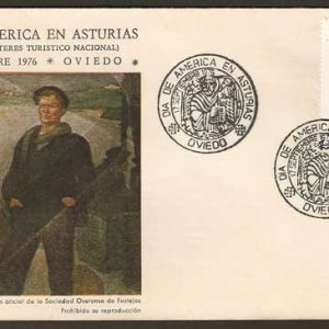 0133. Matasellos Día de América Asturias (Oviedo-17/09/1976)