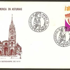 0165. Matasellos Día de América en Asturias (Oviedo-19/09/79)