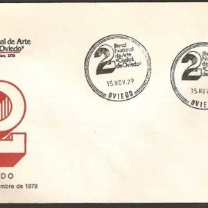 0167. Matasellos Bienal de Arte «Ciudad de Oviedo» (15-21/11/79)