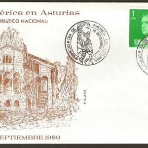 0175. Matasellos Día de América en Asturias (Oviedo – 19/09/1980
