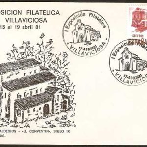 0180. Matasellos I Exposición Filatélica (Villaviciosa-17/04/81)