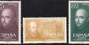 Sello 1166-68.IV centenario de la muerte San Ignacio de Loyola