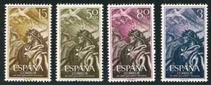 Sello 1187-90.XX aniversario del Alzamiento Nacional