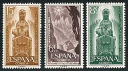 Sello 1192-94.Año Jubilar de Monserrat