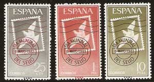 Sello 1348-50.Día Mundial del Sello
