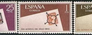Sello 1723-25.Día Mundial del Sello