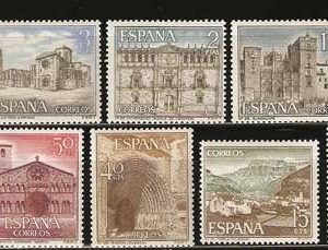 Sello 1726-35.Serie Turística