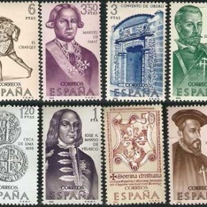 Sello 1750-57.Forjadores de América