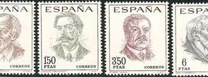 Sello 1830-33.Centenarios de celebridades