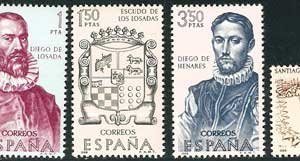Sello 1889-93.Forjadores de América
