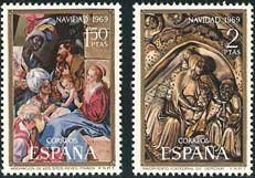 Sello 1944-45.Navidad