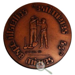 Medalla conmorativa Elías Piedra.EXFIMIERES’82