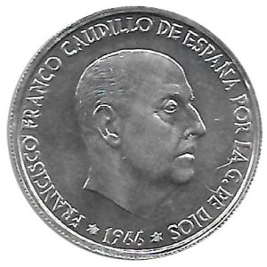 Moneda 0,50 céntimos peseta 1966*73.MBC