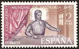 Sello 1988.XIV Congreso Mundial de Sastrería