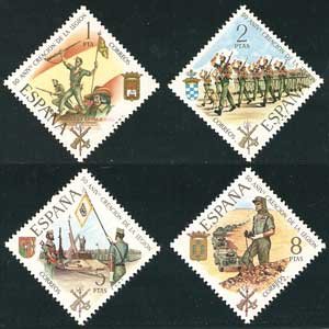 Sello 2043-46.L aniversario de la Legión
