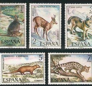 Sello 2102-06.Fauna hispánica