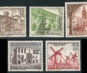 Sello 2129-33.Serie Turística