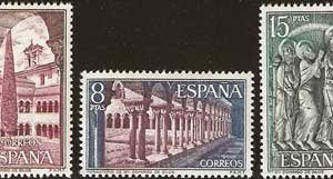 Sello 2159-61.Monasterio de Santo Domingo de Silos