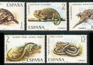 Sello 2192-96.Fauna hispánica