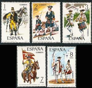 Sello 2197-01.Uniformes militares