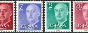 Sello 2225-28.General Franco