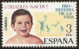 Sello 2282. Campaña pro defensa de la vida