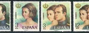Sello 2302-05.D.Juan Carlos I y Dña. Sofía, Reyes de España