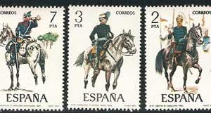 Sello 2423-27.Uniformes militares
