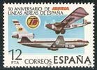 Sello 2448.L Aniv.de la fundación de la compañía aérea Iberia