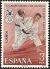 Sello 2450.X Campeonato del Mundo de Judo
