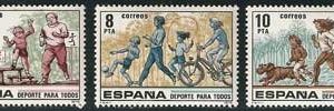 Sello 2516-18.Deporte para todos