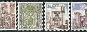 Sello 2527-30.Paisajes y Monumentos