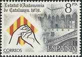 Sello 2546.Proclamación del Estatuto de Autonomía de Cataluña