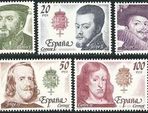 Sello 2552-56.Reyes de España.Casa de Austria