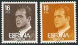 Sello 2558-59.Don Juan Carlos I