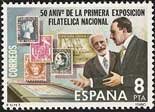 Sello 2576.50ª Aniv. de la Primera Exposición Filatélica Naciona