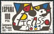 Sello 2609.Homenaje a Pablo Ruiz Picasso