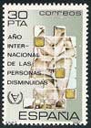 Sello 2612.Año internacional de las personas disminuidas
