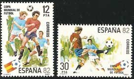 Sello 2613-14.Copa Mundial de Fútbol, ESPAÑA’82