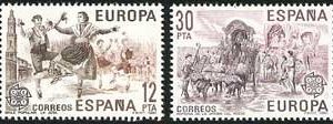 Sello 2615-16.Europa-CEPT