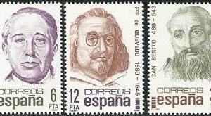 Sello 2618-20.Centenarios