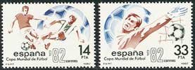 Sello 2661-62.Copa Mundial de Fútbol ESPAÑA’82