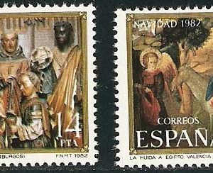Sello 2681-82.Navidad