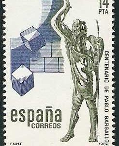 Sello 2683.Cent. del nacimiento del Escultor Pablo Gargallo