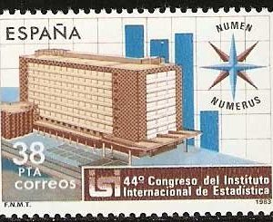 Sello 2718.44º Cong. del Instituto Internacional de Estadística