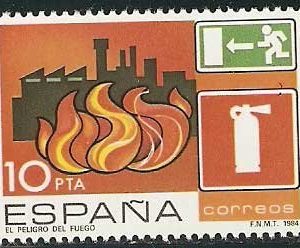 Sello 2732-34.Prevención de accidentes laborales